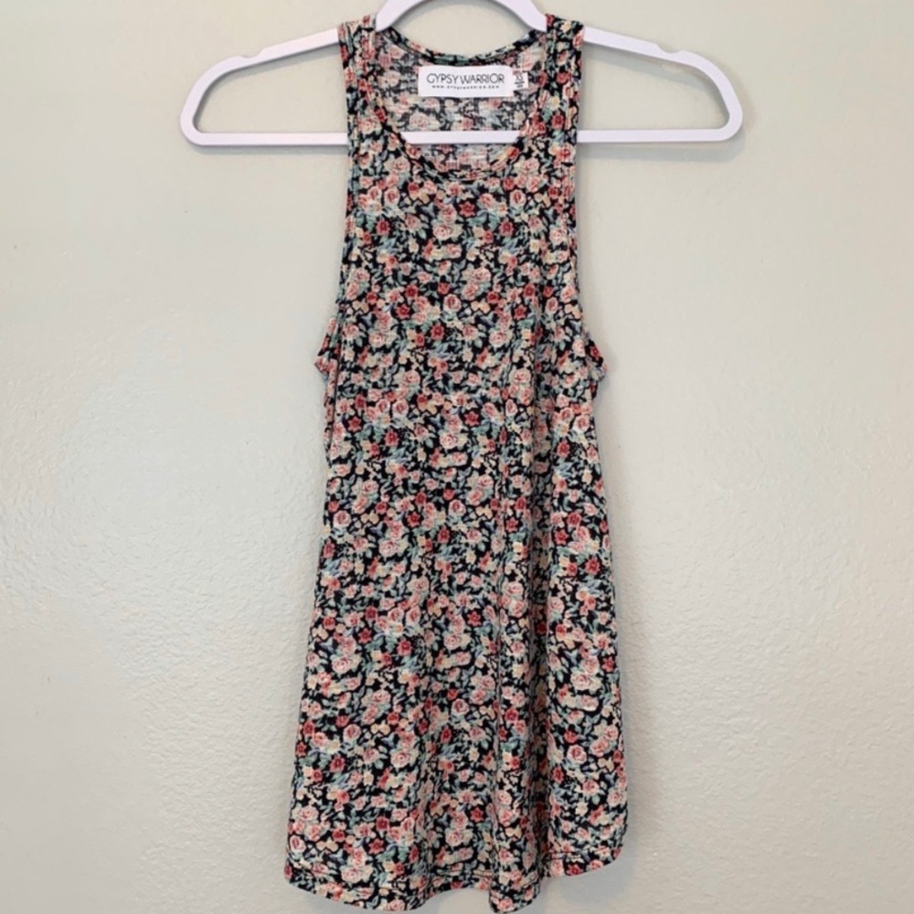 Gypsy Warrior Floral Boho Festive Dress